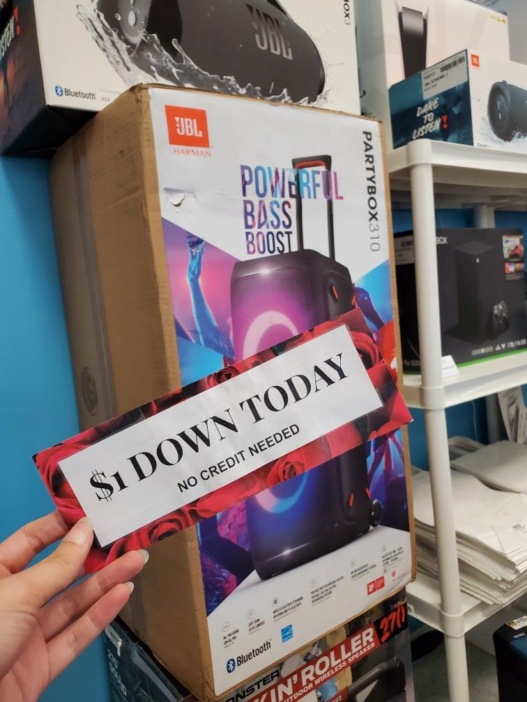 Jbl Party Box 310 Speaker Brand New $1 Down Today NO CREDIT Needed -  www.joarbit.com
