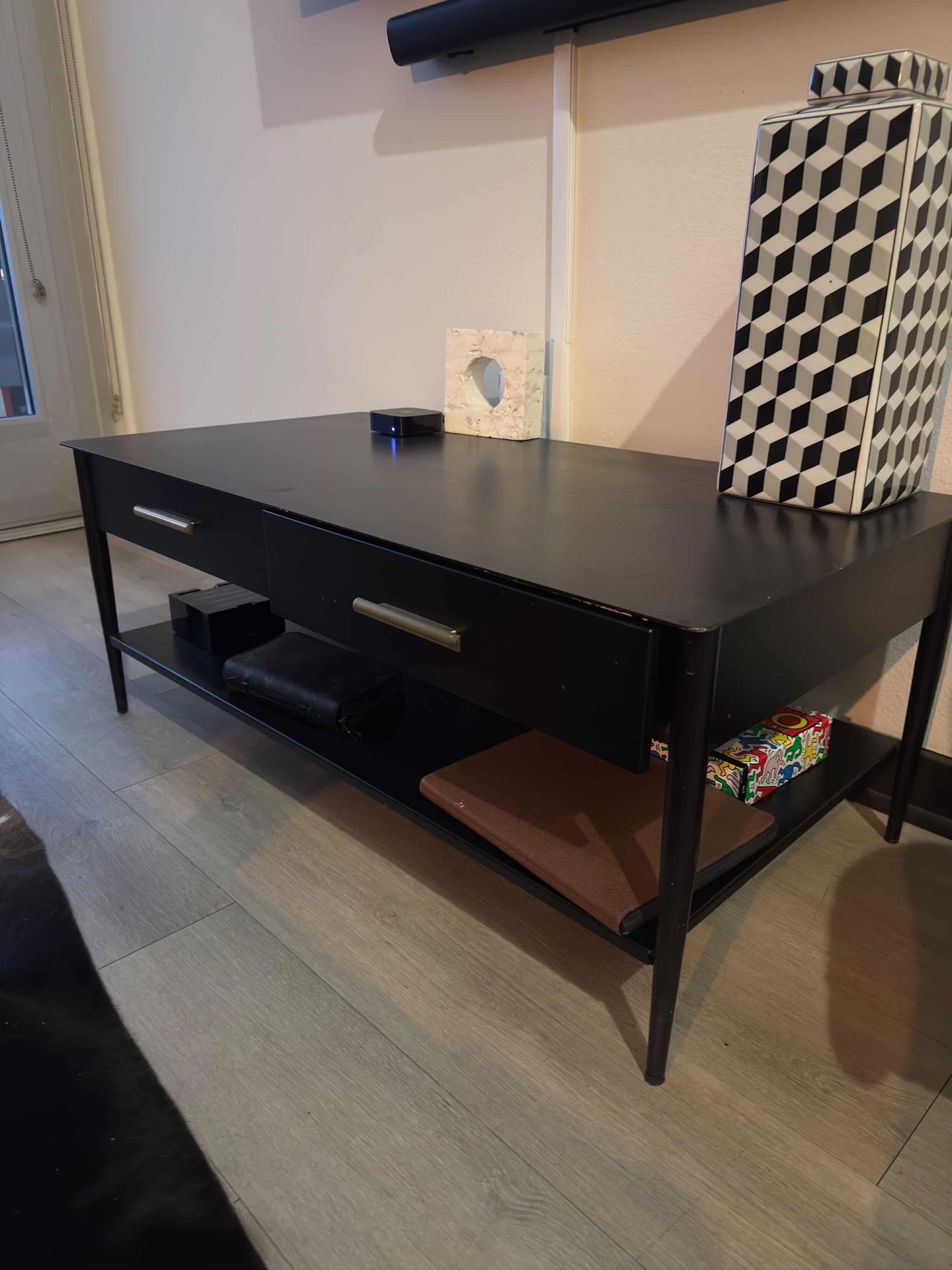 West Elm Metalwork line coffee table