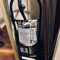 Harper Industrial Dual Handle Truck 600lbs Weight Capacity