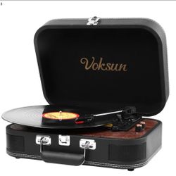 Portable Record Player Built In Speakers