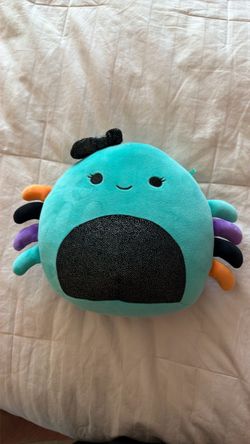 Squishmallow Teal Spider Halloween Plush