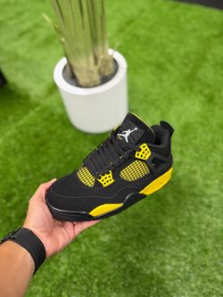 Air Jordan 4s Yellow Thunder
