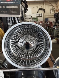 13x7 100 Spoke Wire Wheel With 4 Knockoff And 4 Adapters 999.99