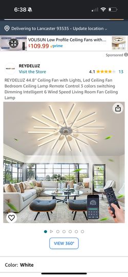 Ceiling Fan With Light Modern 
