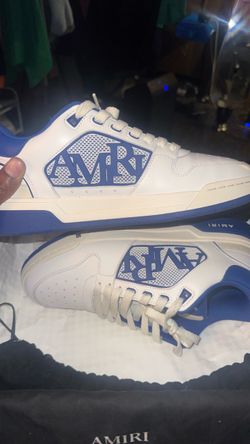 AMIRI MA-1 White/Blue — Size 12