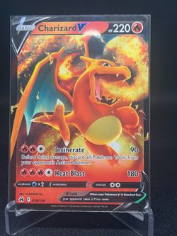 Charizard v crown zenith pokemon card