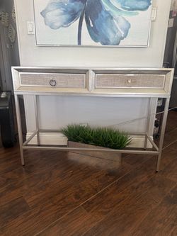 Mirror console table