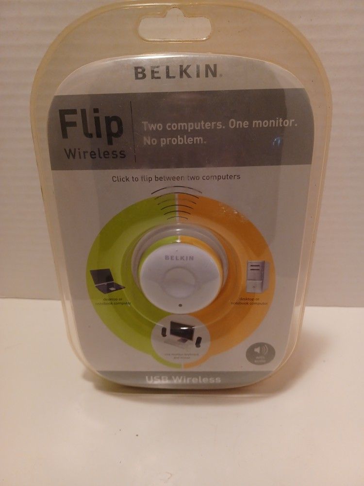 Belkin Flip USB Wireless KVM 2 PC