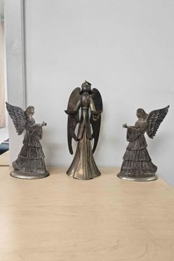 Brass Angel Candle Holder