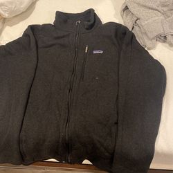 Patagonia Black Mens XL Fleece Jacket 