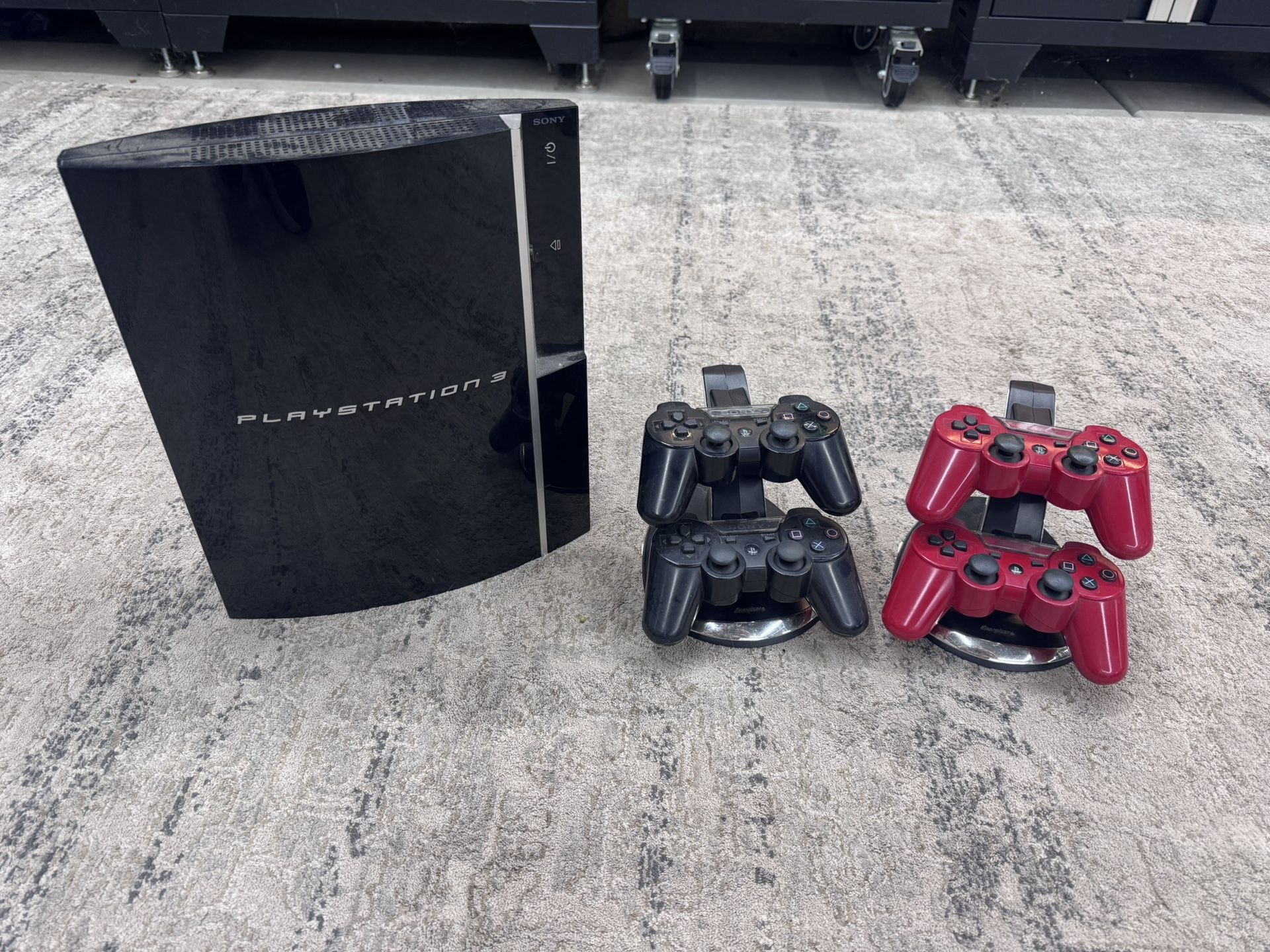 PlayStation 3 with Controllers