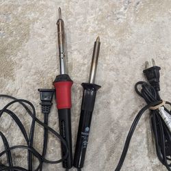 Radioshack & Walnut Hollow Soldering Irons set of 2 