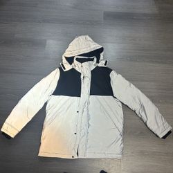 Forever 21 white and black ski Jacket