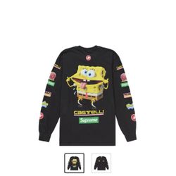 Supreme x Spongebob Long Sleeve Sz Large 