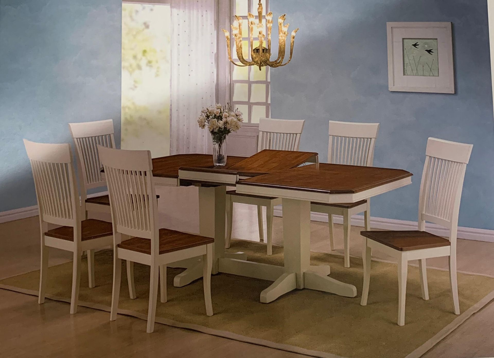 Kitchen / Dining Room Table - NEW in Box - with Base/Extension (No Chairs)