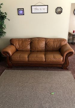 Leather couches