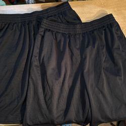 Men’s XL Basketball Style Shorts (2 Pair)