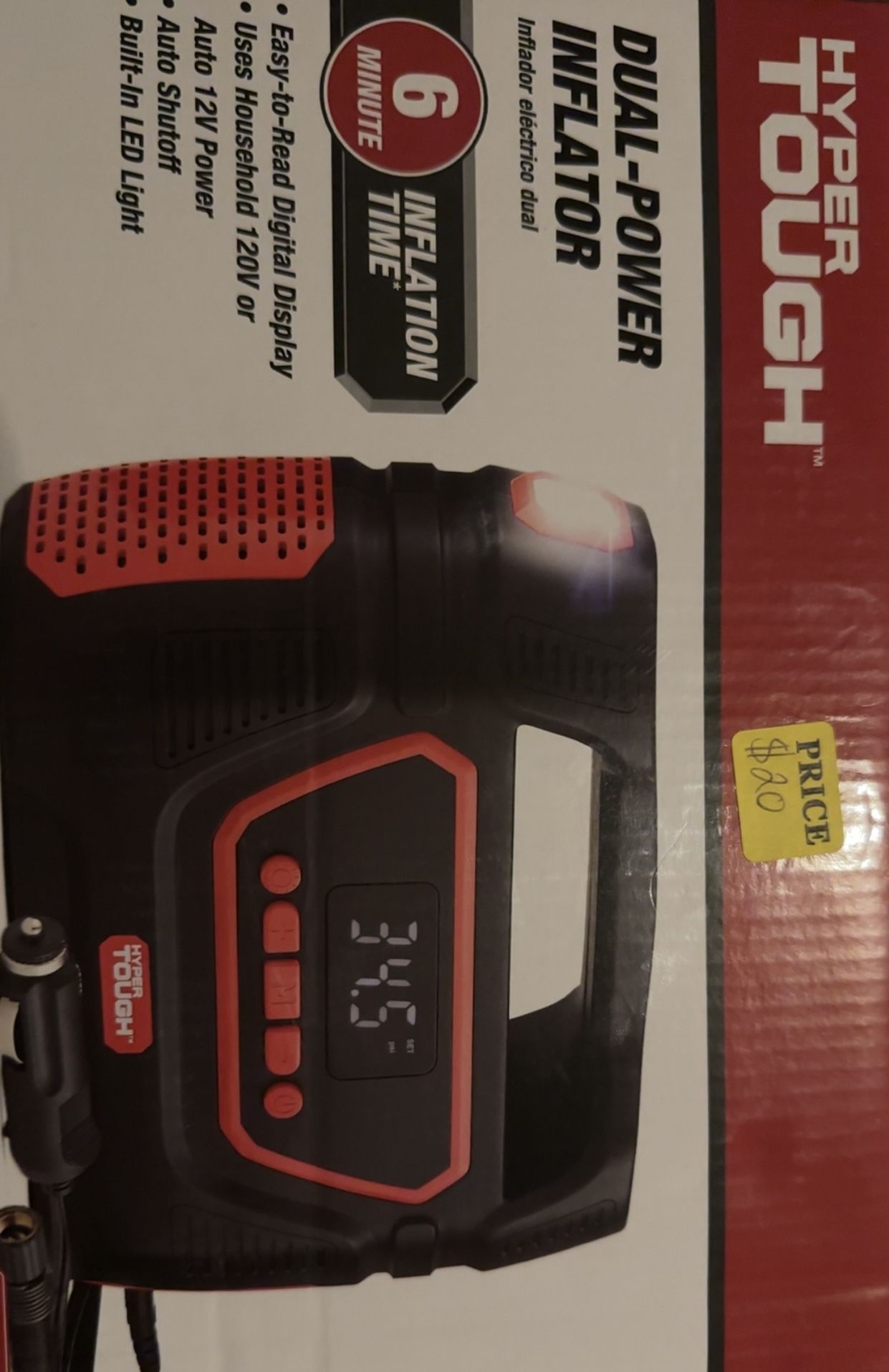 HYPER TOUGH DUAL-POWER INFLATOR