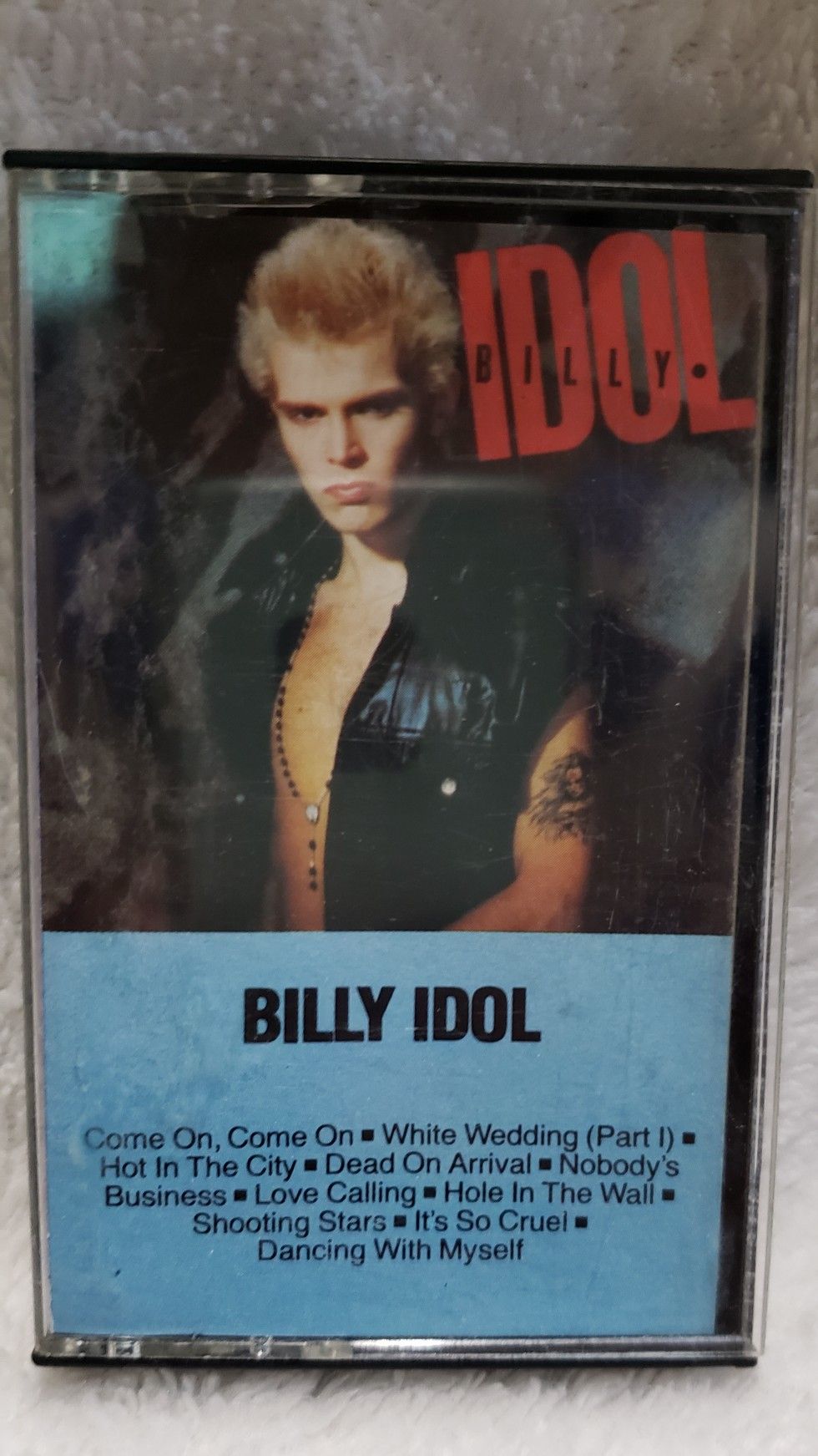 vintage 1980s Billy Idol cassette tape