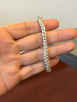 Silver Franco bracelet