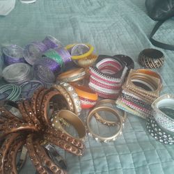 Indian Bangles Lot For Only 20dls