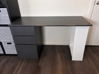 IKEA MICKE Desk white and grey