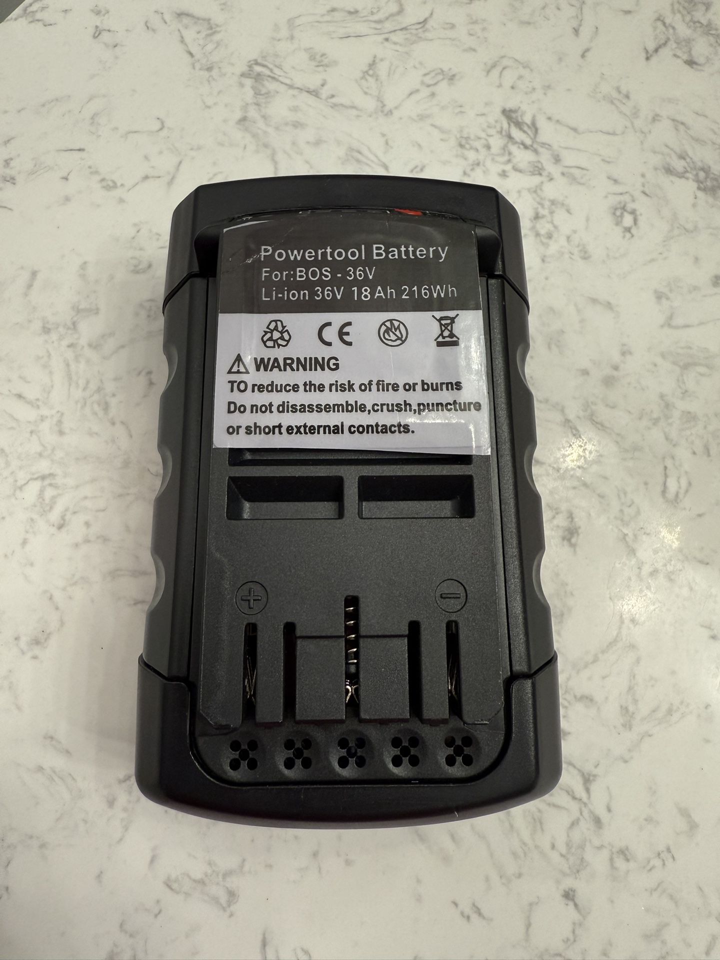 Lithium Ion 36V 18Ah 216Wh Power Tool Batteries