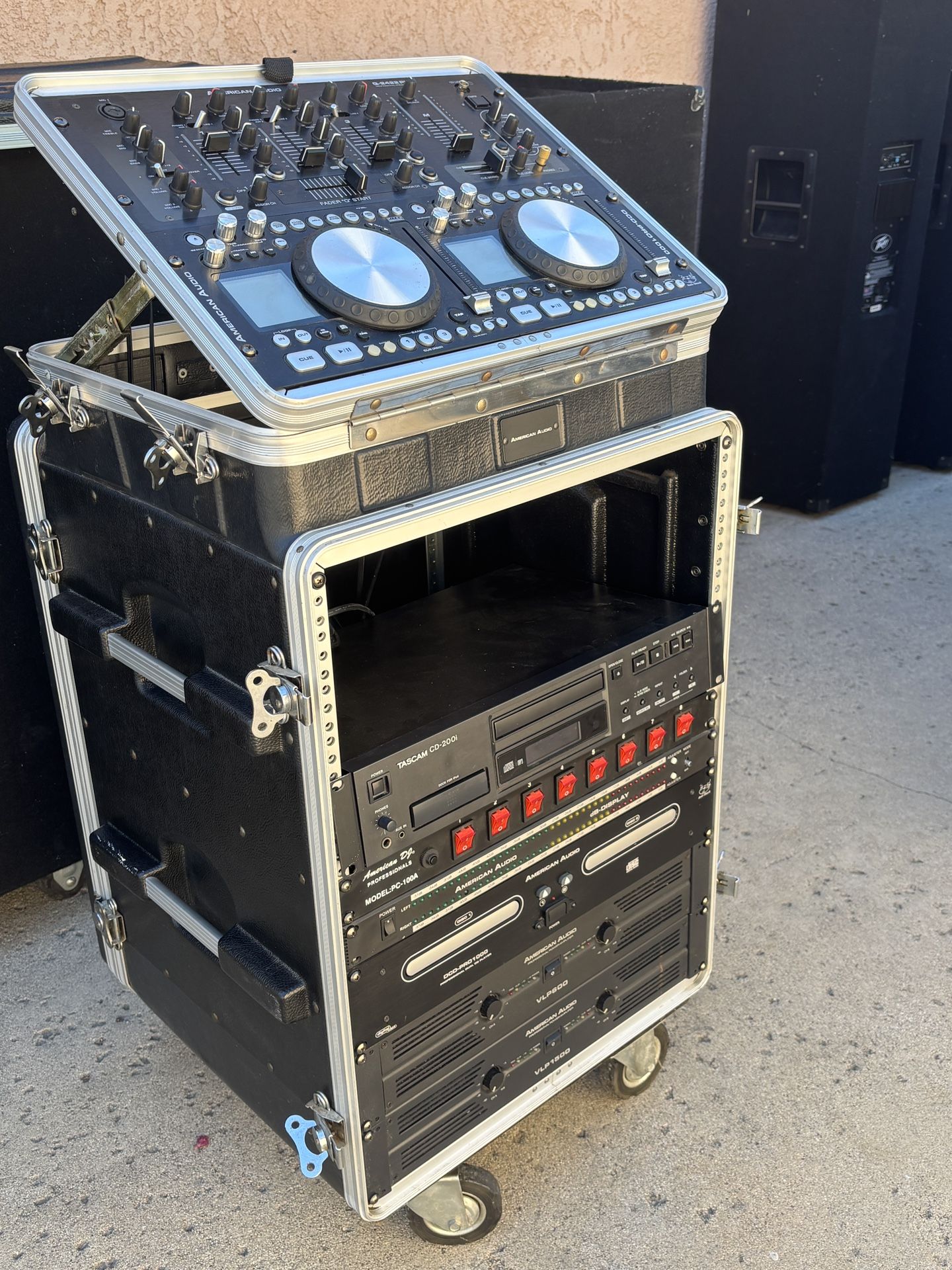 Road Case 14U American Audio