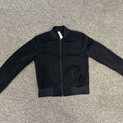 Lululemon Black reversible bomber jacket size 6