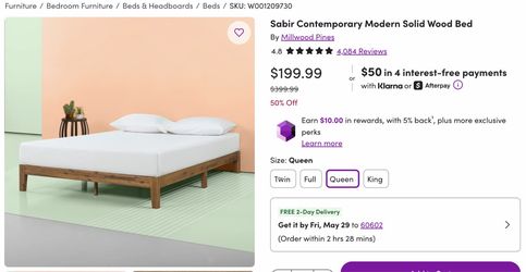 Queen Bed Frame