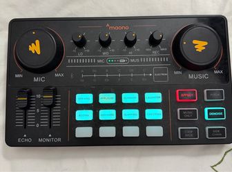 Maono Live Sound Card Audio Mixer