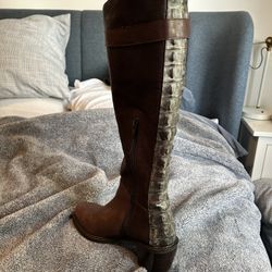 Alligator Skin Boots