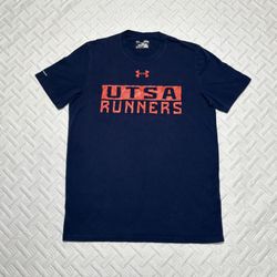 Under Armour UTSA Runners college dark blue shirt size small men’s 
