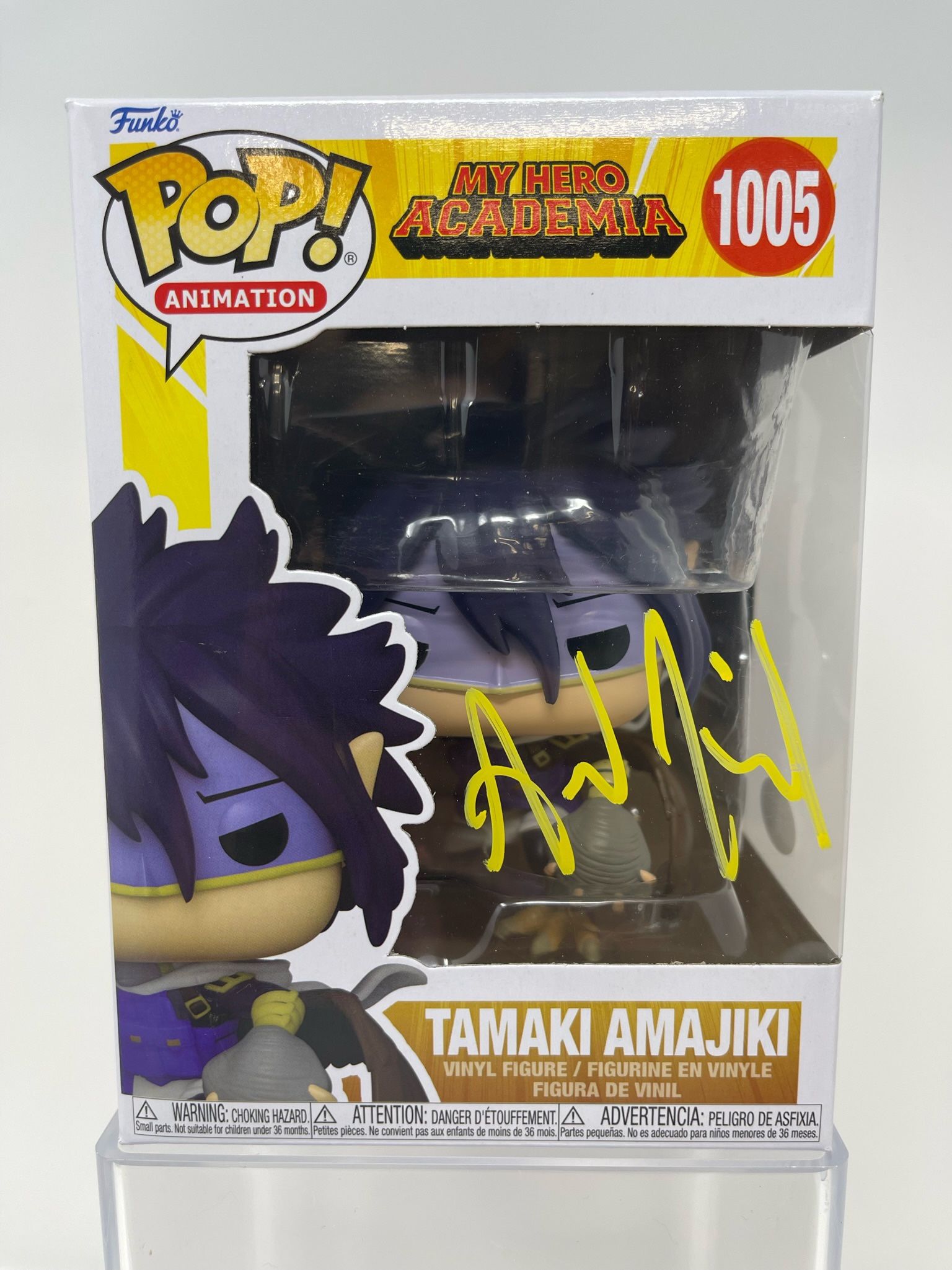 Anime / Autographed My Hero Academia (MHA) - Tamaki Amajiki #1005 (Signed by Aaron Dismuke - JSA COA)