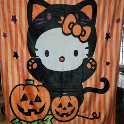 Sanrio Hello Kitty Blanket Size 54"x64 Brand New