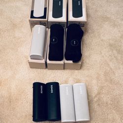 x8 units Sonos roam wifi hifi bluetooth speakers Lot wholesale