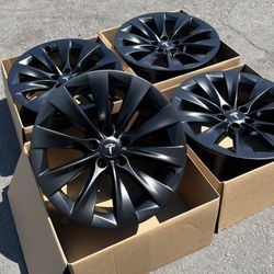 “20 Tesla Model X Satin Black Rims/Wheels (Exchange available)