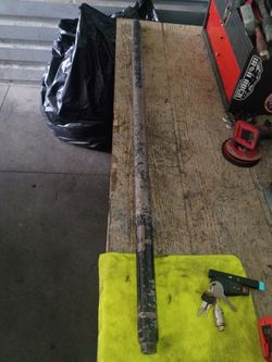 Heavy duty jeep tie rod bar