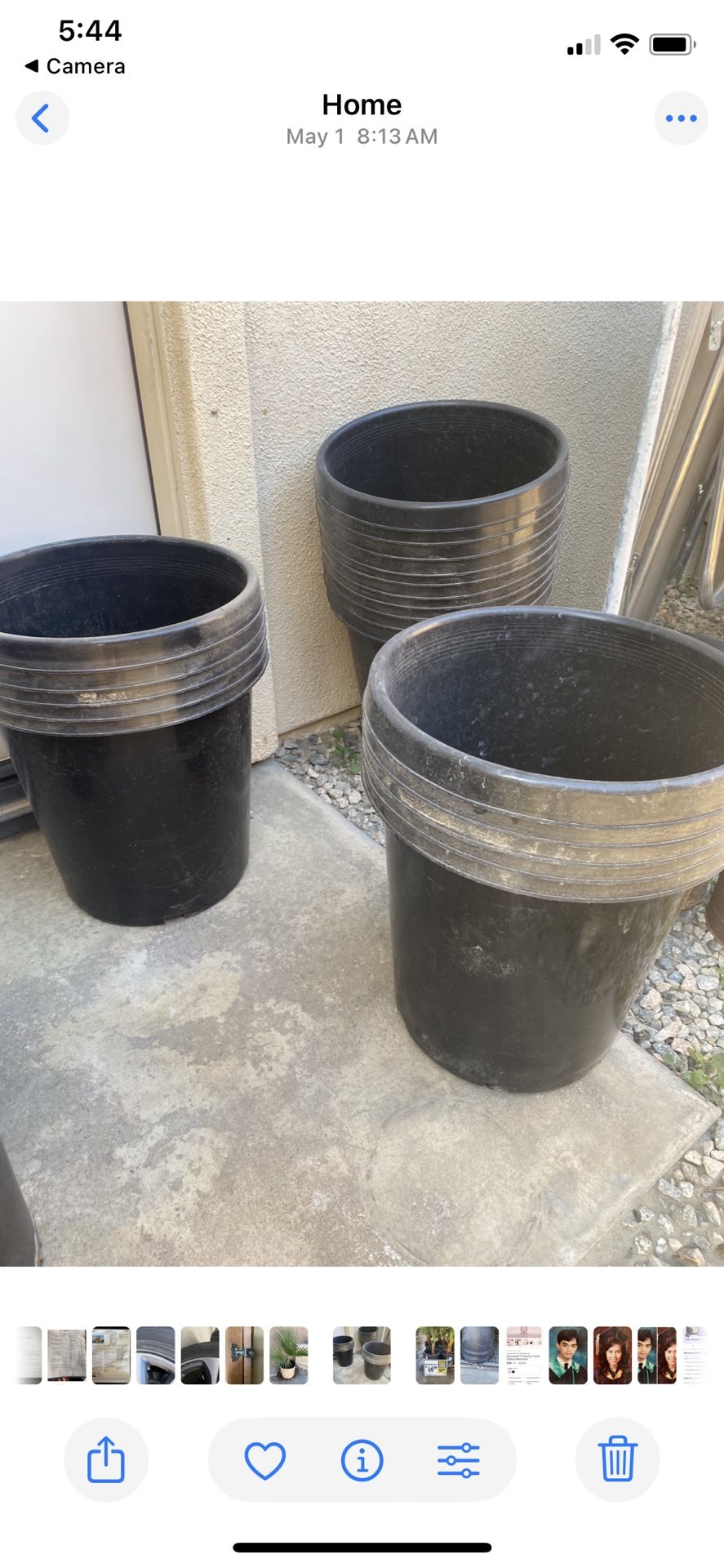 15 Gallons Plant Container