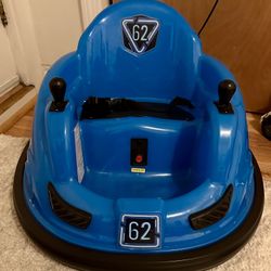 Flybar Electric Bumper Car Ride-Blue