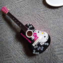 Hello kitty acoustic guitar for sale deals