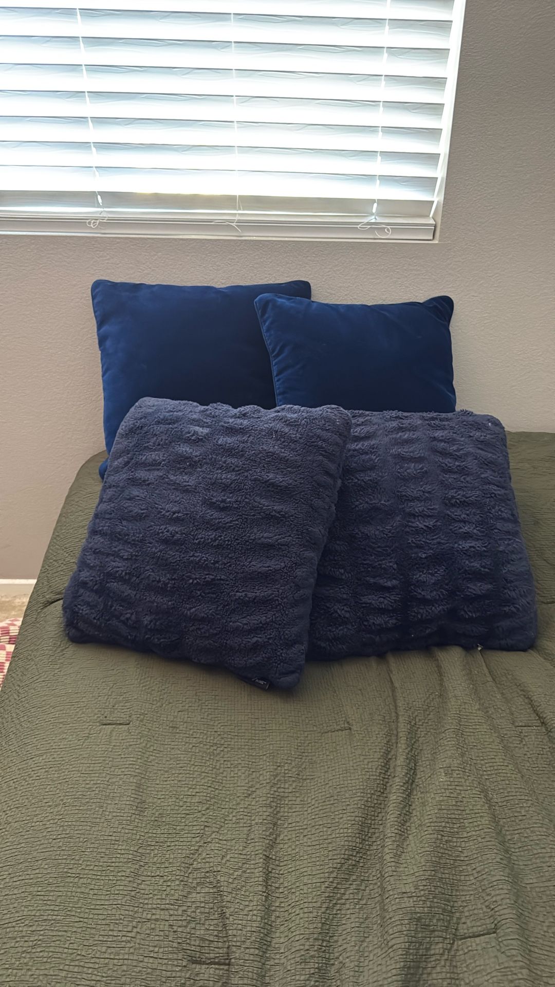 Blue Couch Pillows