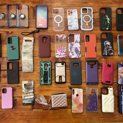 Lot of 36 phone cases