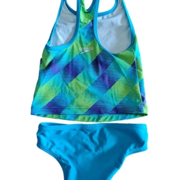 SPEEDO 2 piece girls swimsuit Size S in good used condition
