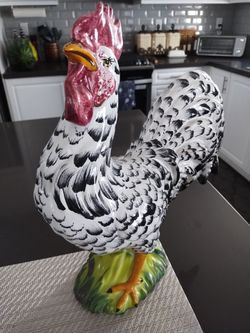 Ceramic Rooster made in Italy