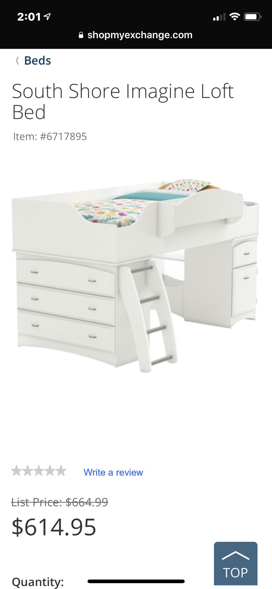 NEW Loft Bed for boy or girl!