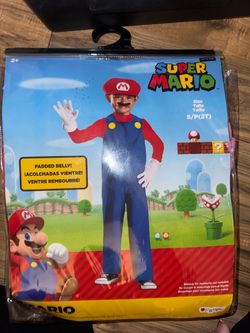 Mario Costume Size 2T