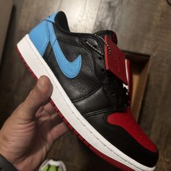 Air Jordan 1 Low Nc To Chi Sz.9 Wmns/Sz.7.5 Y