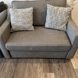 Gray 73” Pop Up Sleeper Sofa