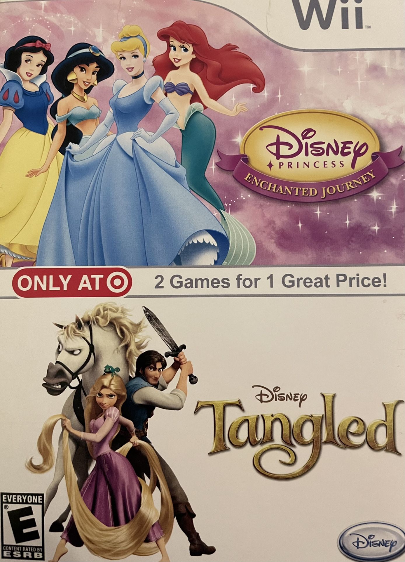 Disney’s Princess ENCHANTED JOURNEY/Disney’s TANGLED (Nintendo Wii + Wii U)